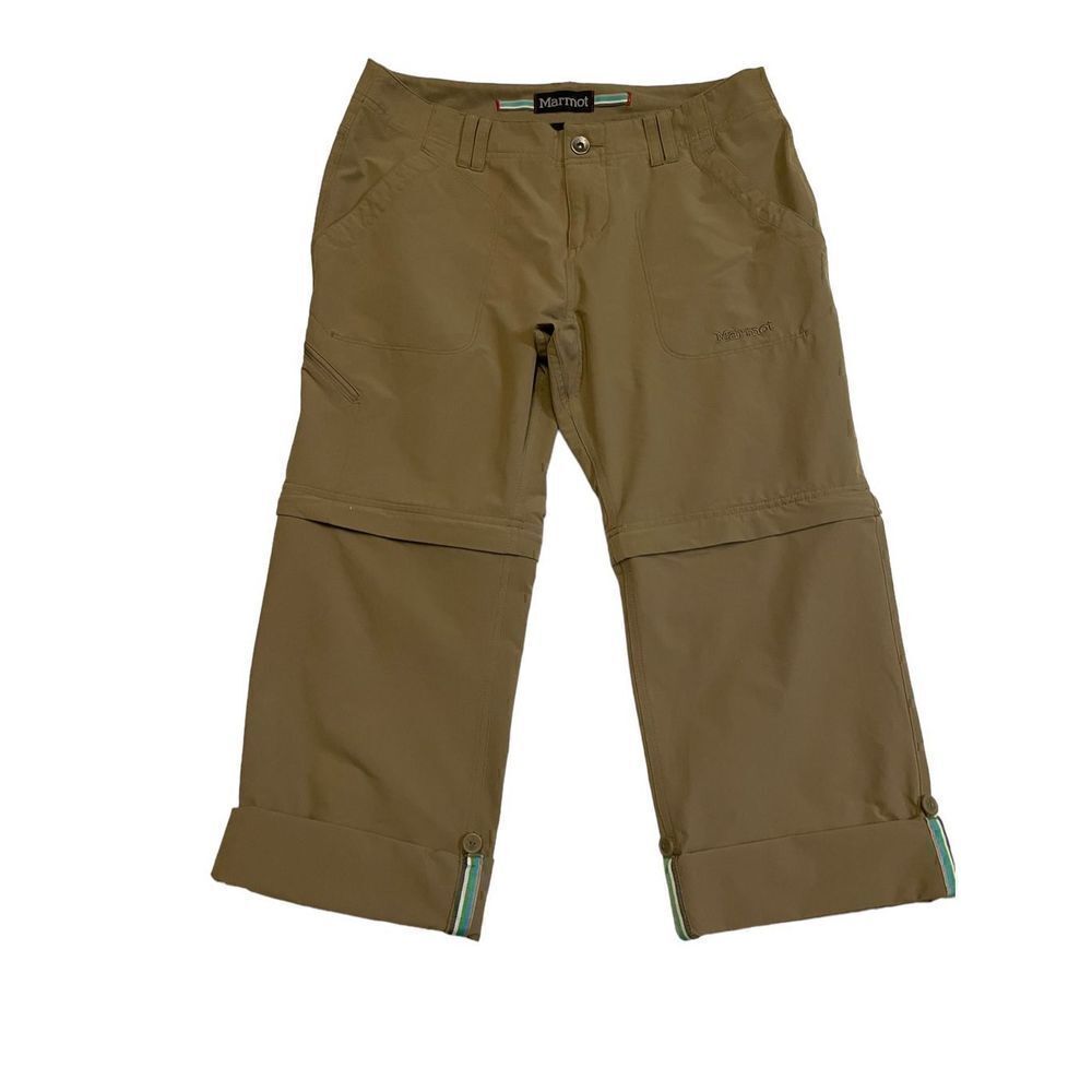 Marmot Women’s Brown Convertible Hiking Pants/ Outdoor/ Camping/Capri Size 6